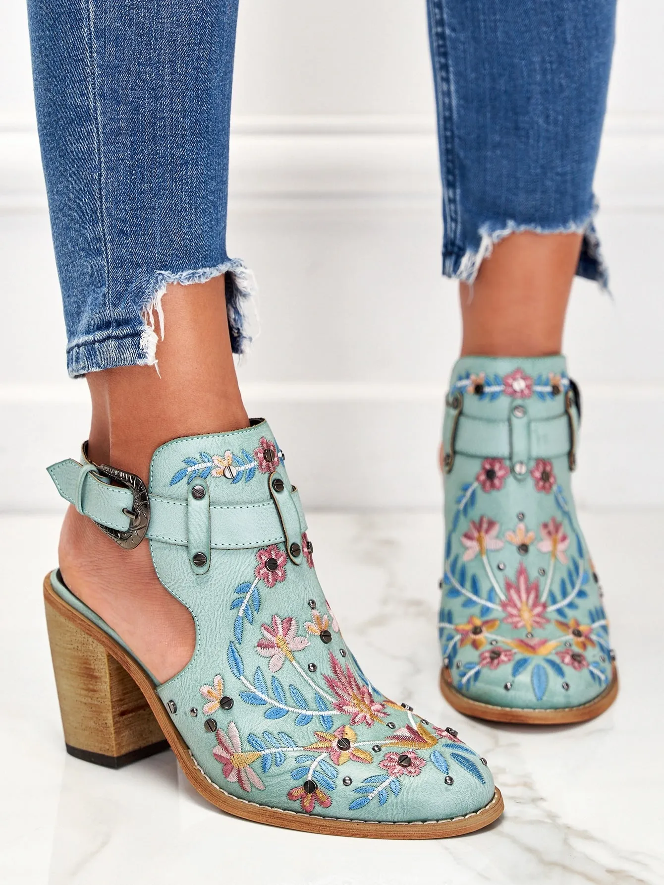 Dream Weaver Chunky Boots