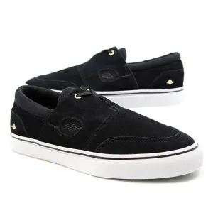 Emerica Servold Skate Shoe - Black / White / Gold