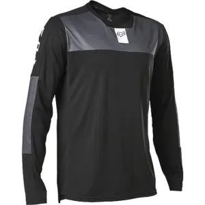 Fox Racing DEFEND LS JERSEY FOXHEAD [BLK] S