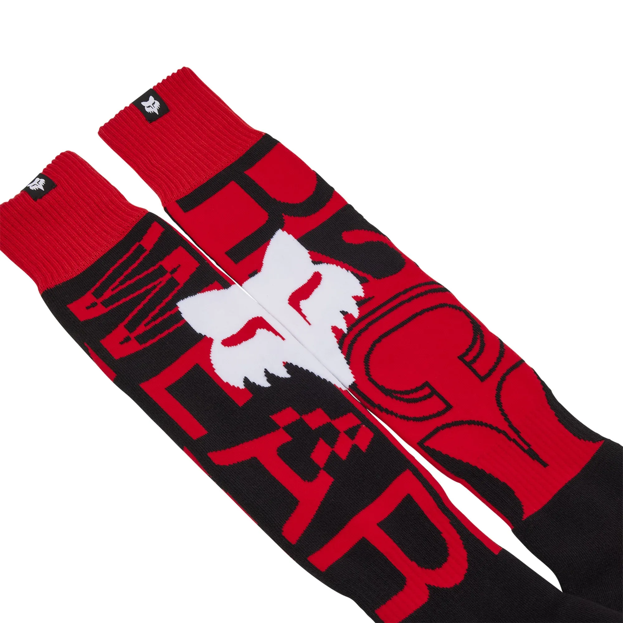 Fox Racing Youth 180 Race Spec Offroad Socks Fluorescent Red