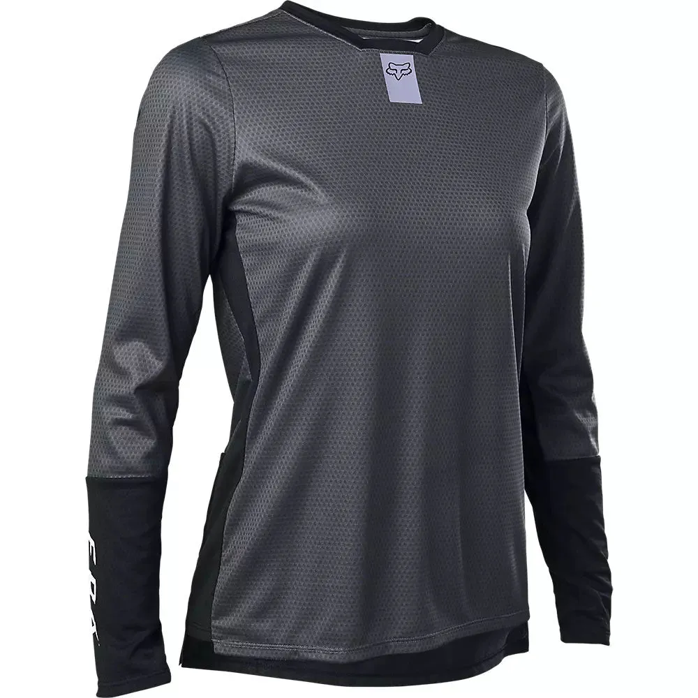 Fox Women's Defend LS MTB Jersey (Dark Shadow)