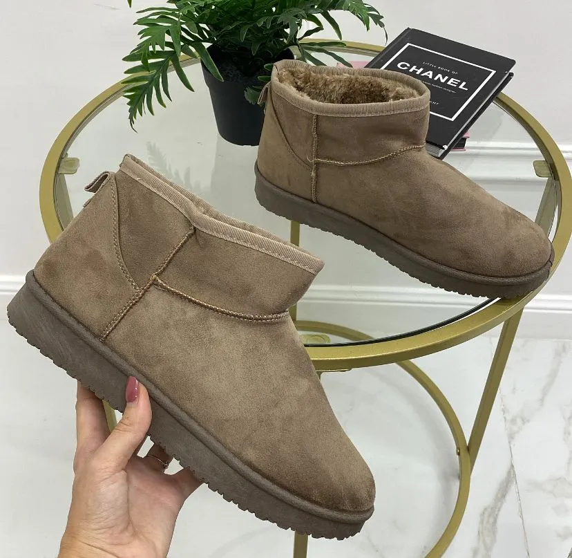 Ginevra - Stivaletto Eskimo Boots Comodo Khaki