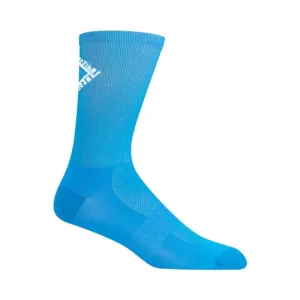 Giro Comp High Rise Bicycle Socks Ano Blue Halcyon Large