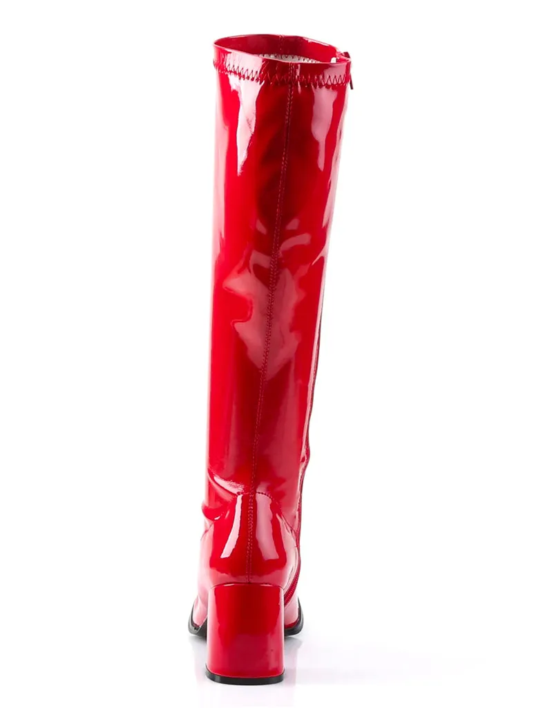 GOGO 300 BOOTS - RED STRETCH ✰ PRE ORDER ✰