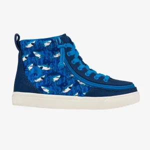 Kid's Classic Lace High (Blue Sharks)