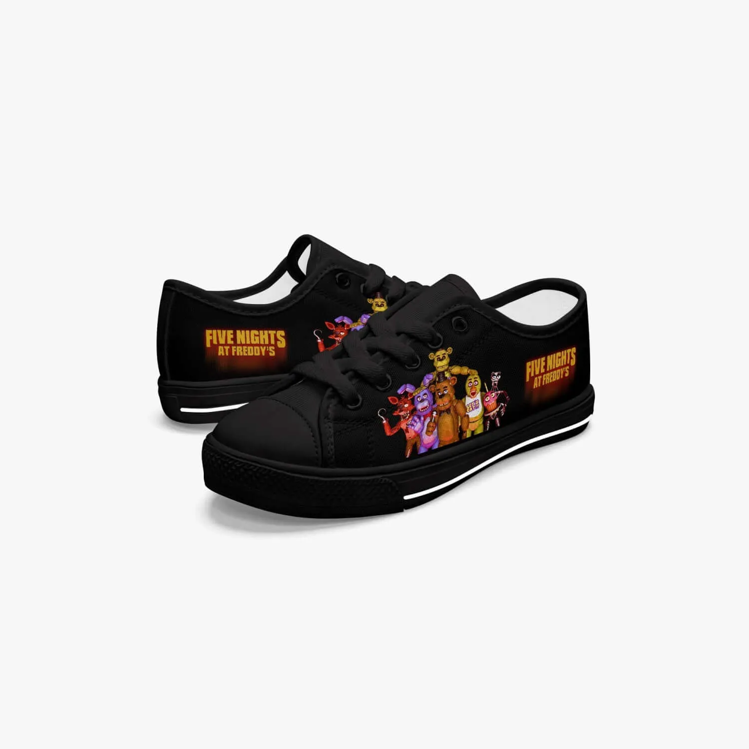 Kid's Five Nights at Freddy's Low Top Canvas Shoes