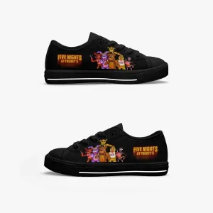 Kid's Five Nights at Freddy's Low Top Canvas Shoes