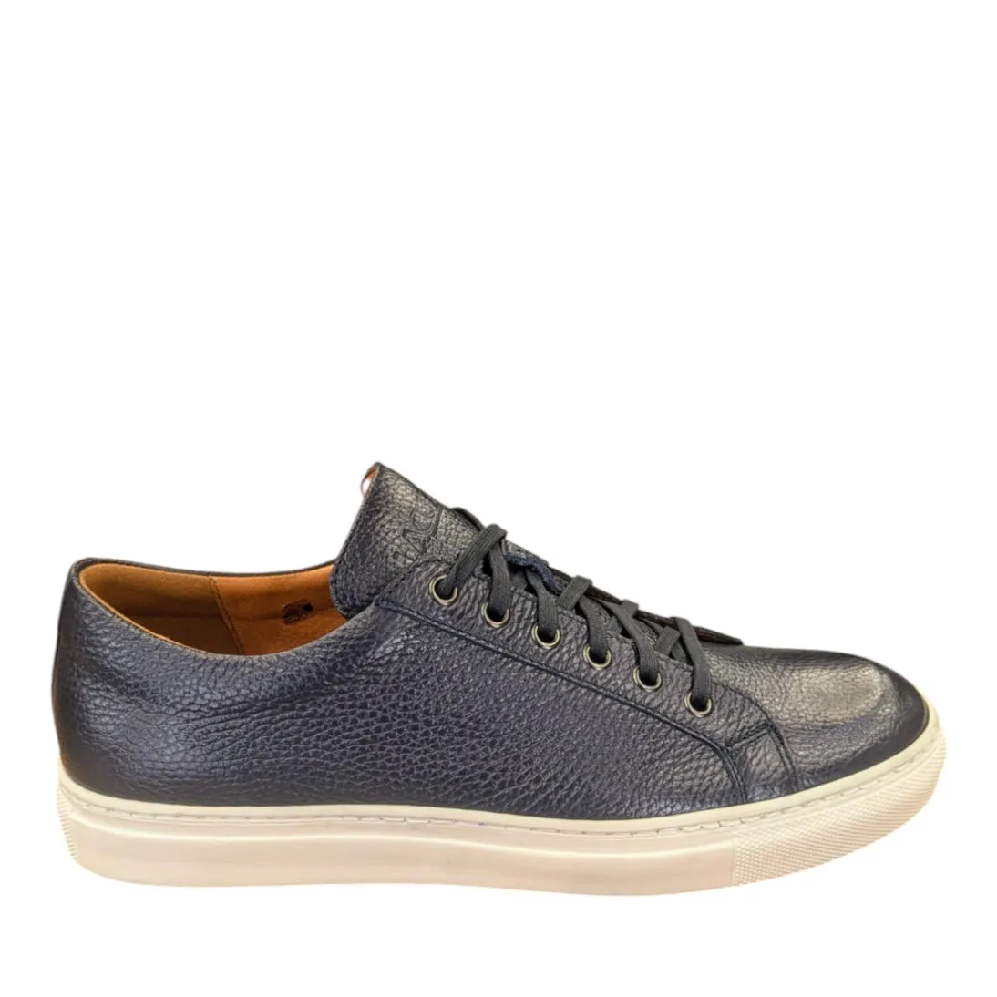 Lacuzzo Luxury Leather Sneaker Navy X028