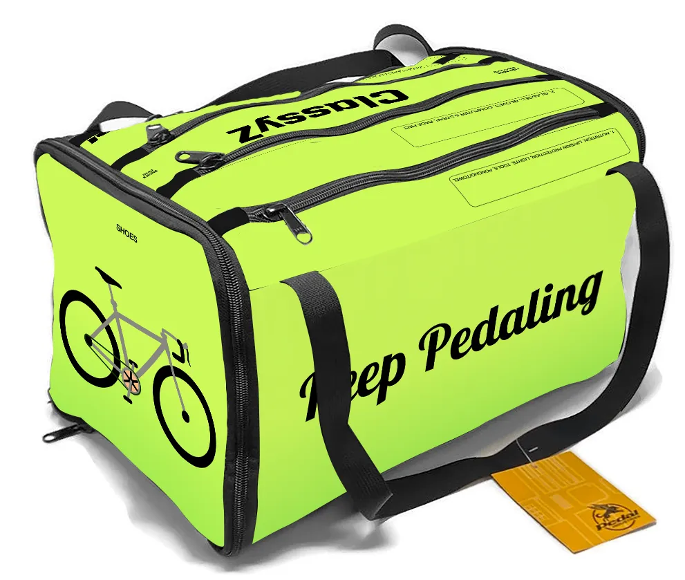 Lady Cyclist 2022 RACEDAY BAG™ Lime Green