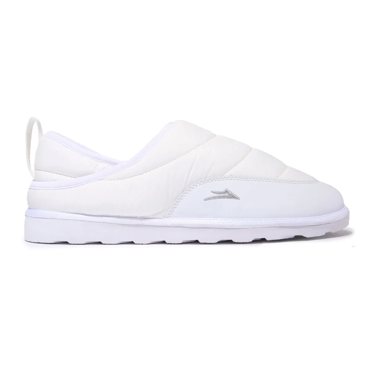 Lakai Shoes Owen Slipper - White Nylon