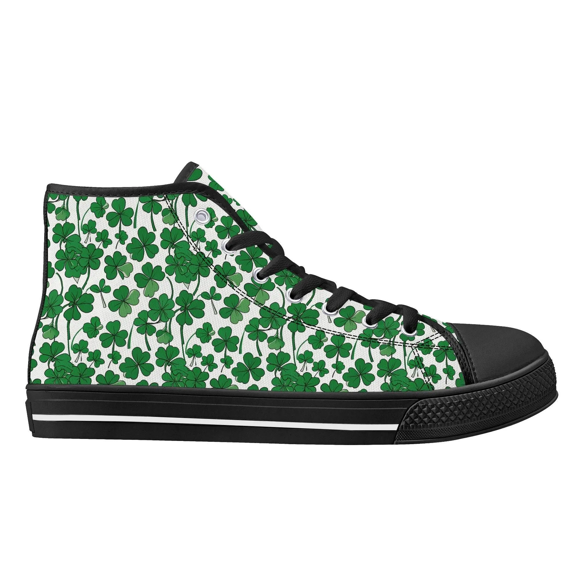 Little Clover Womens High Top Canvas Shoes