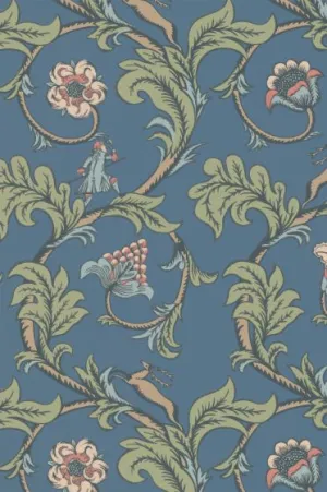 Little Greene Stag Trail Wallpaper - Juniper