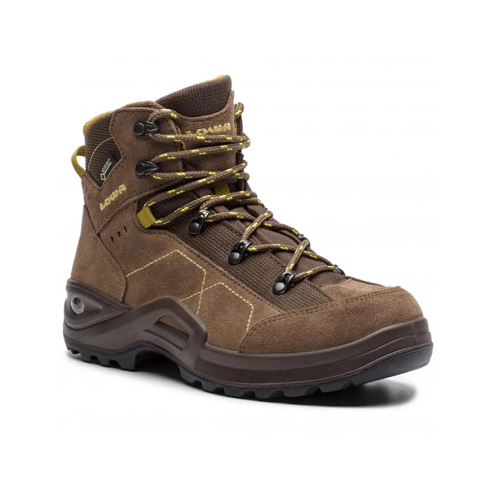 LOWA Trekker Dark Brown/Mustard