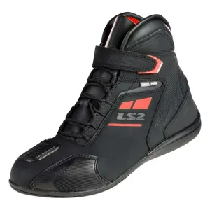 Ls2 Garra Lady Boots Wp Black Red