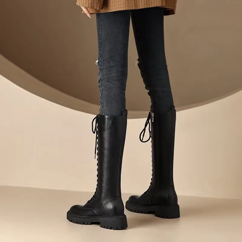 LuxeLeather Classy Tall Boots