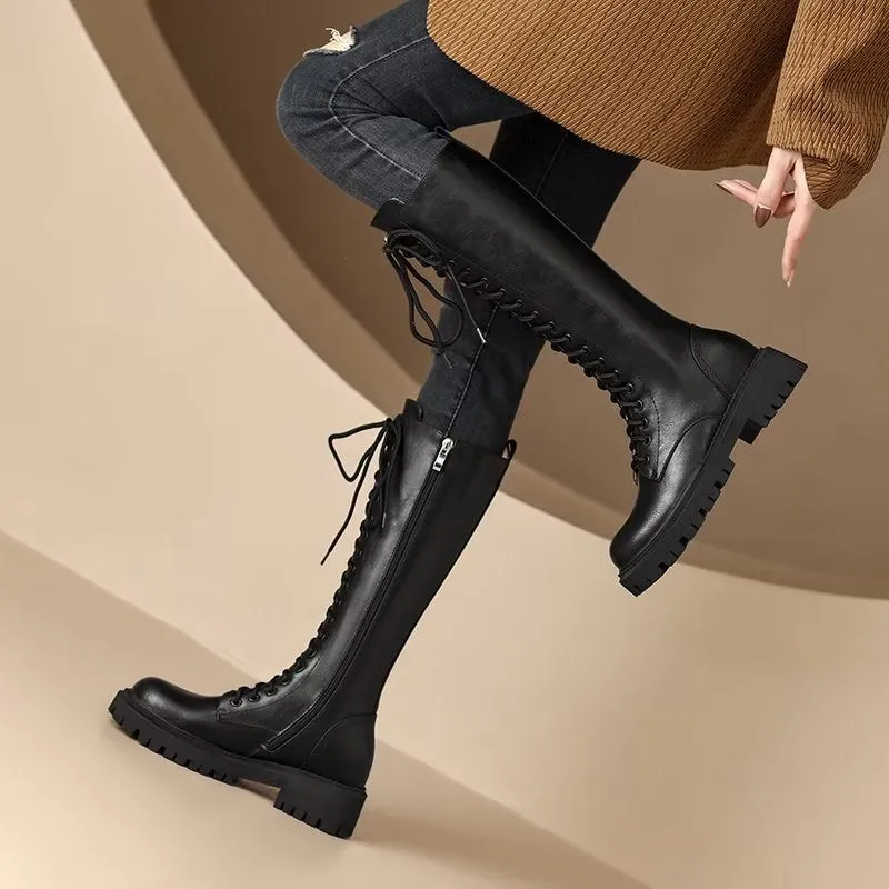 LuxeLeather Classy Tall Boots