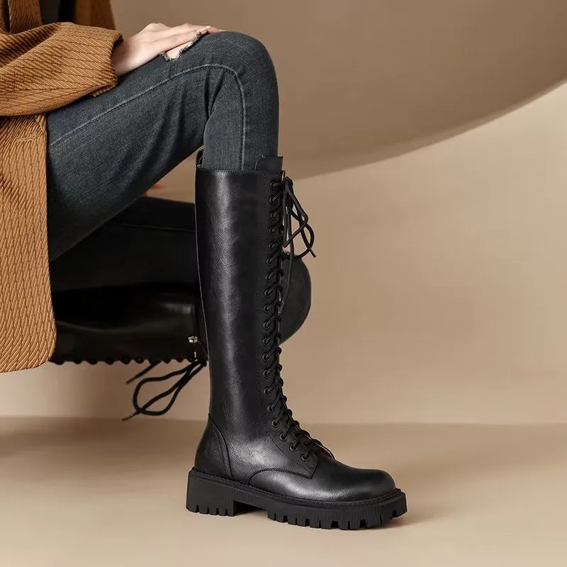 LuxeLeather Classy Tall Boots