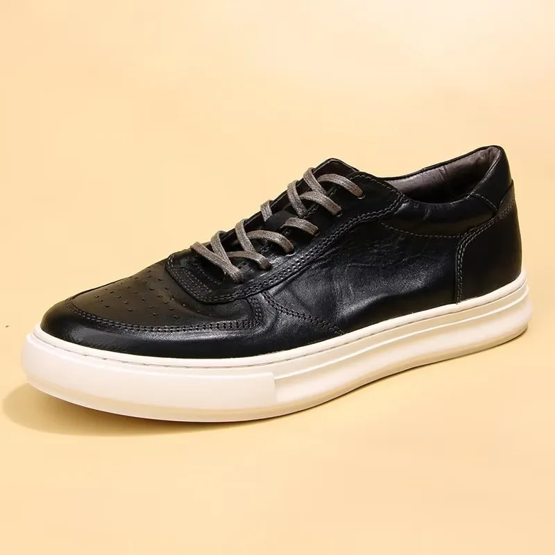 LuxeLeather Lavish High Top Fashion Sneakers