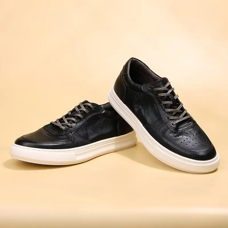 LuxeLeather Lavish High Top Fashion Sneakers