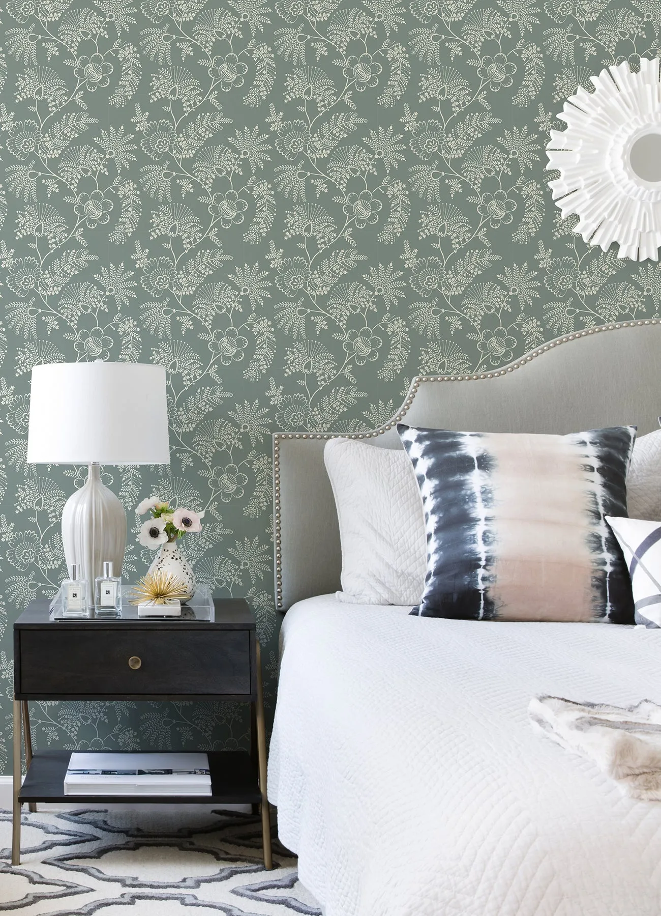 Maeve Butter Jacobean Trail Wallpaper