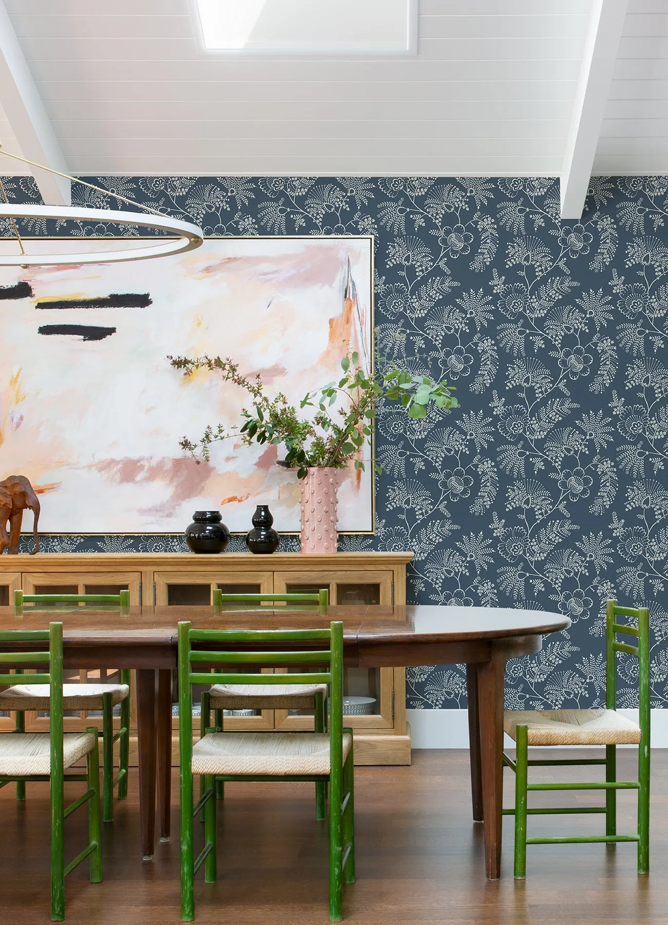 Maeve Butter Jacobean Trail Wallpaper