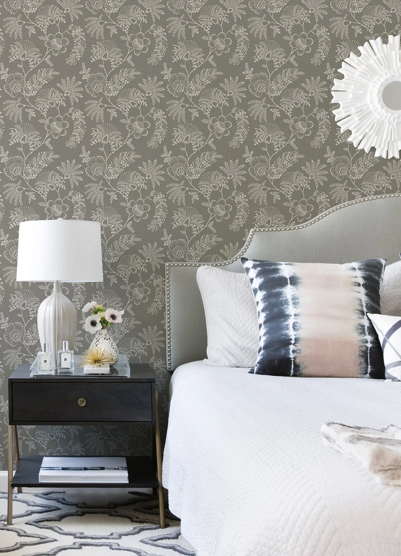 Maeve Butter Jacobean Trail Wallpaper