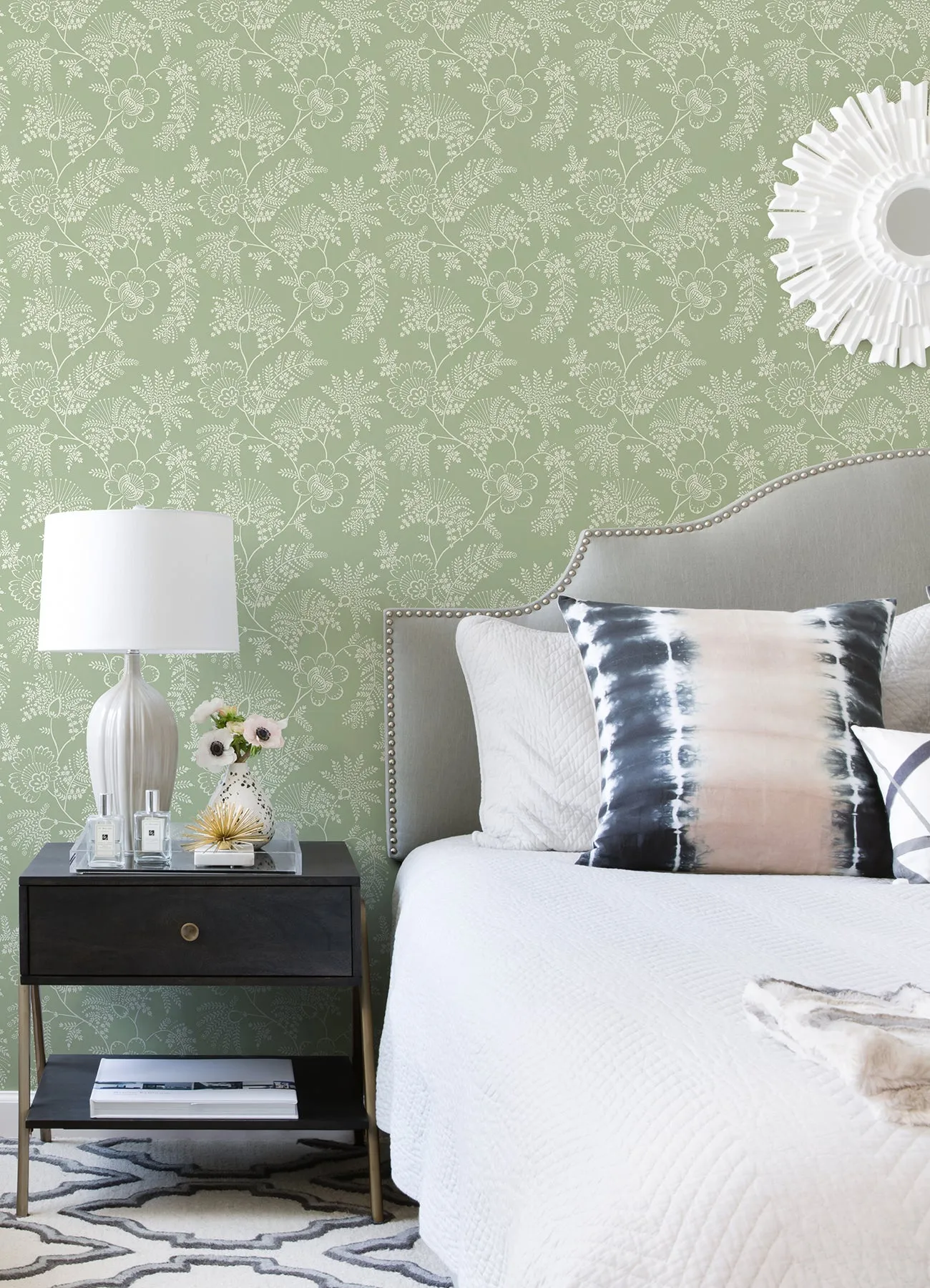 Maeve Butter Jacobean Trail Wallpaper