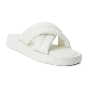 Matisse Piper White Slide Sandals