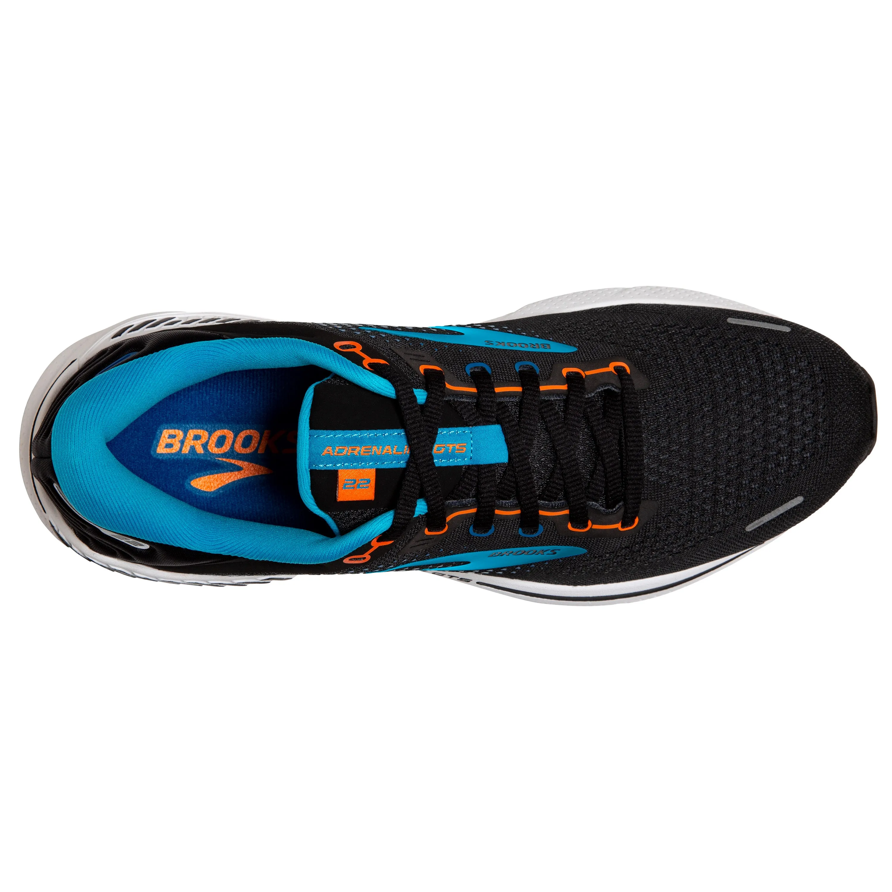 Men's Adrenaline GTS 22 Color: Black / Blue / Orange