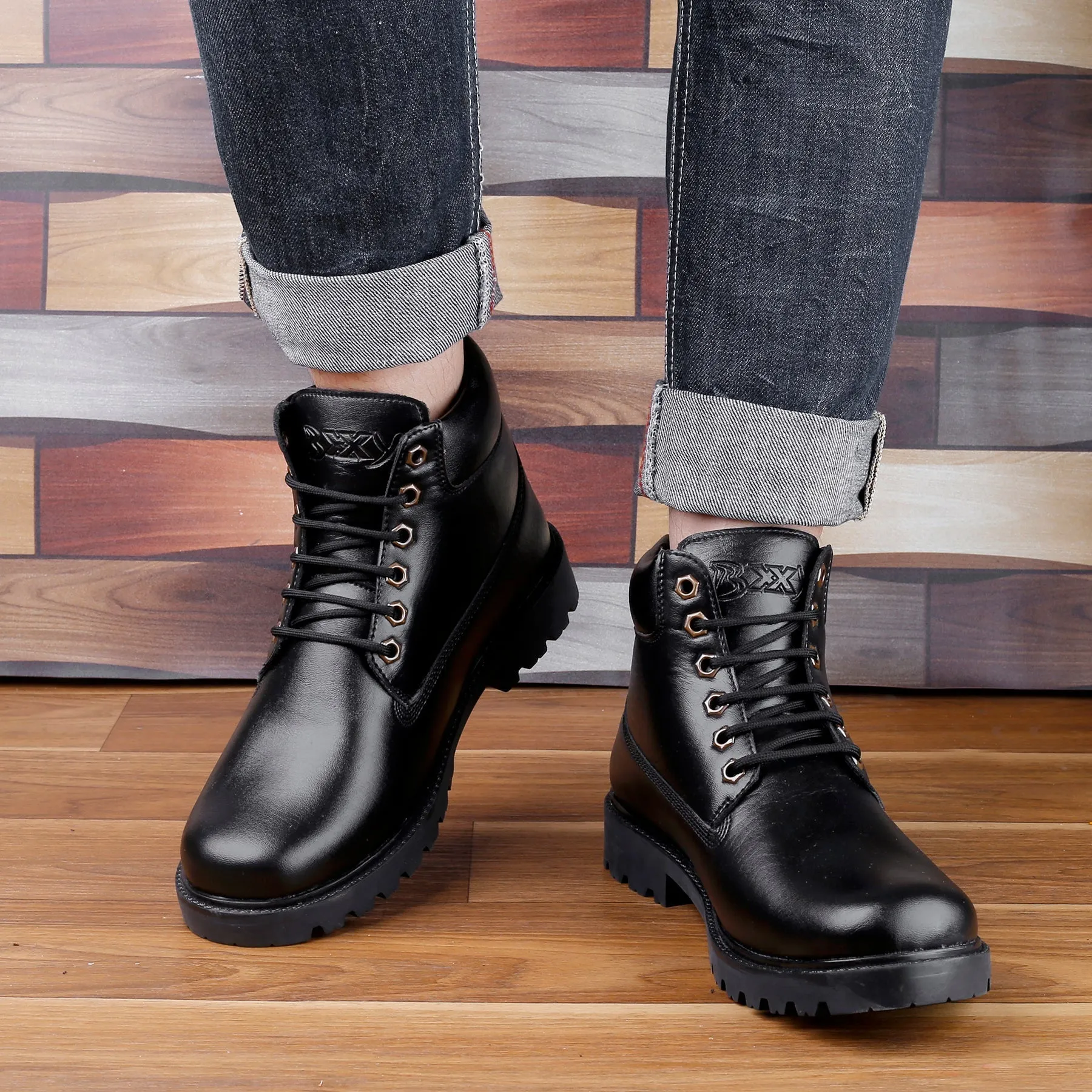 Men's Ankle Lace-up Boots for All Seasons