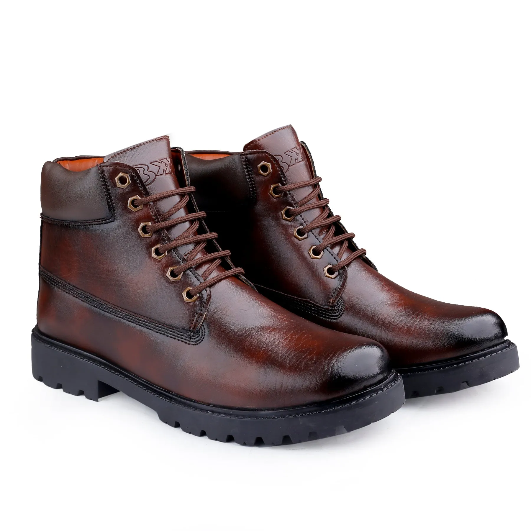 Men's Ankle Lace-up Boots for All Seasons