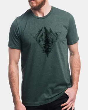 Men's Geometric Pine T-Shirt