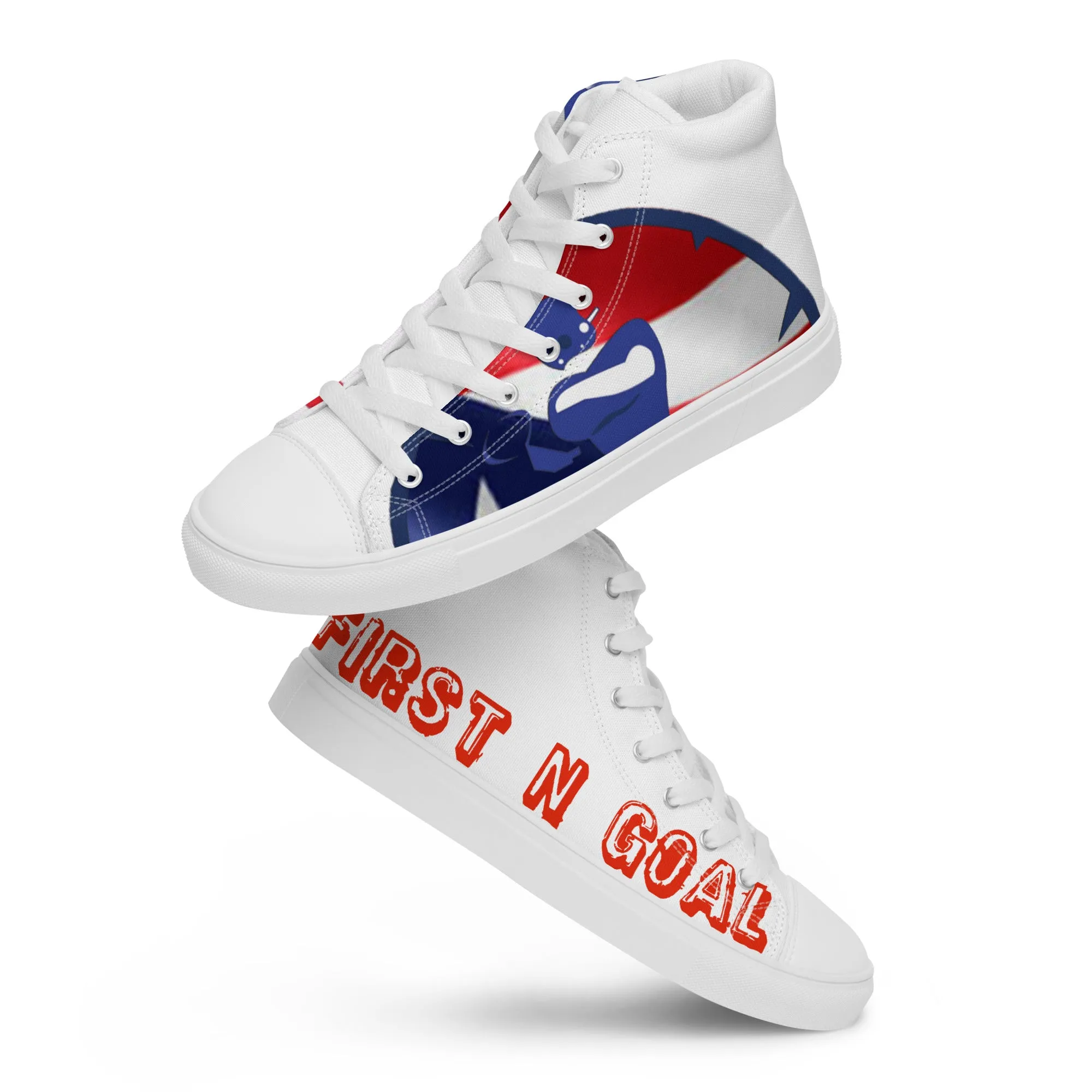 Men’s high top canvas shoes