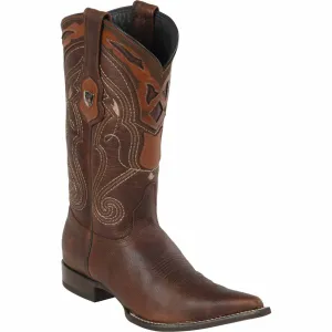 Mexican Pointy Boot Walnut Brown