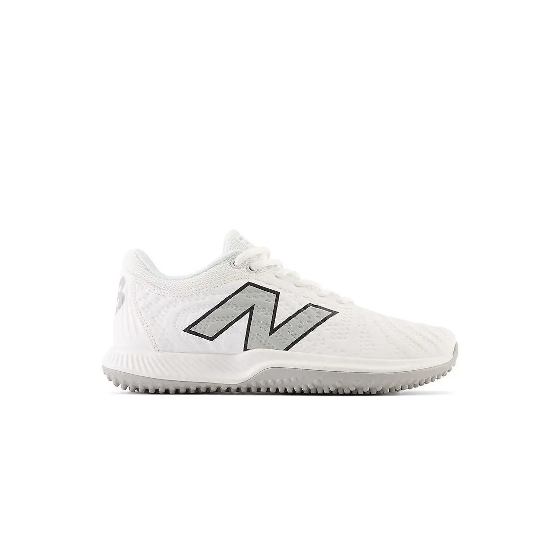 New Balance Men's FuelCell 4040 V7 Turf Baseball Shoes - Optic White / Raincloud - T4040SW7