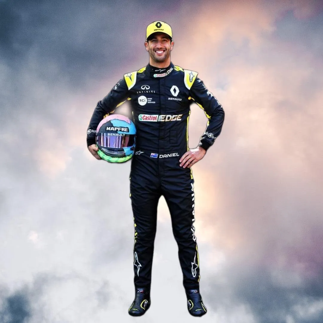 NEW DANIEL RICCIARDO 2019 RACE SUIT - RENAULT F1 TEAM