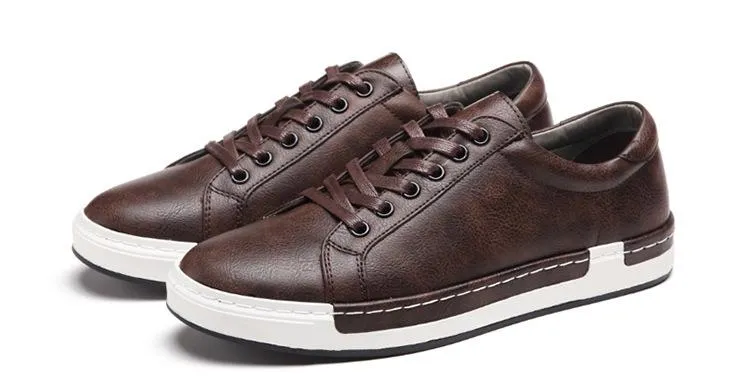 New Men's Leather Sports Casual Shoes