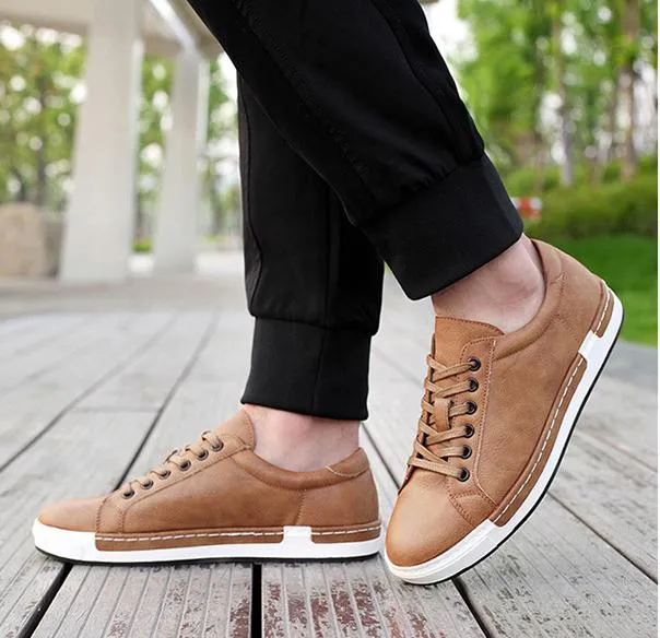 New Men's Leather Sports Casual Shoes