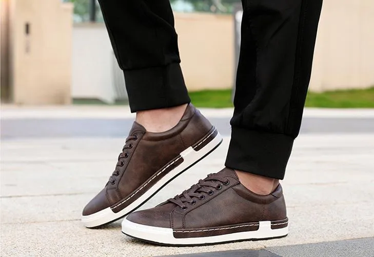 New Men's Leather Sports Casual Shoes