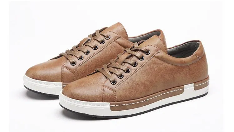 New Men's Leather Sports Casual Shoes