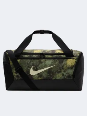 Nike Brasilia Camo S 41L Men Training Bag Oil Green/Milk