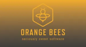 Orange Bees RACEDAY BAG - ships in about 3 weeks