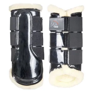 Patent Brushing Boots Comfort