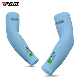 PGM Golf Ice Silk Sunscreen Sleeve for Men and Women (Color:Blue Size:L)