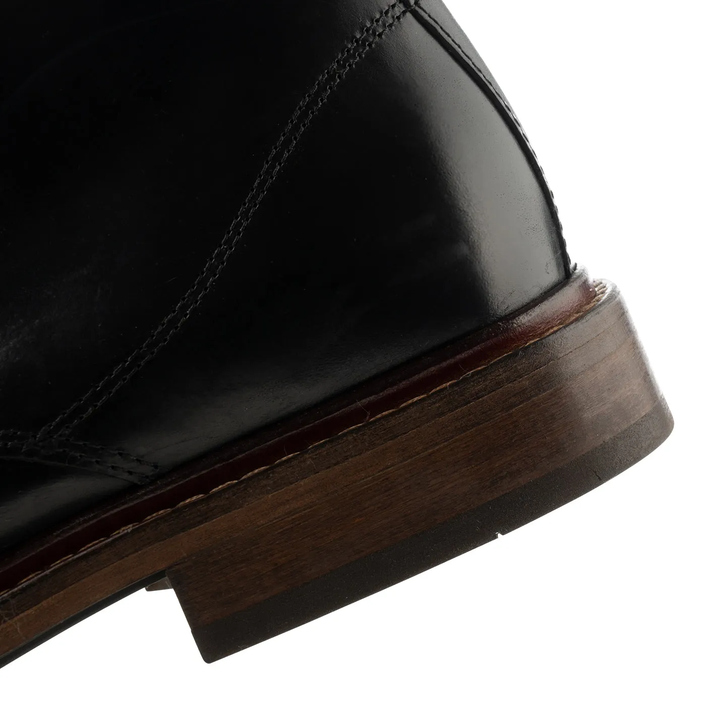 Phoenix chukka boot leather - BLACK