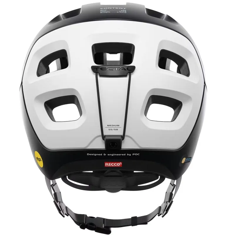 POC Tectal Race MIPS Uranium Black/Hydrogen White Matt Small/51-54