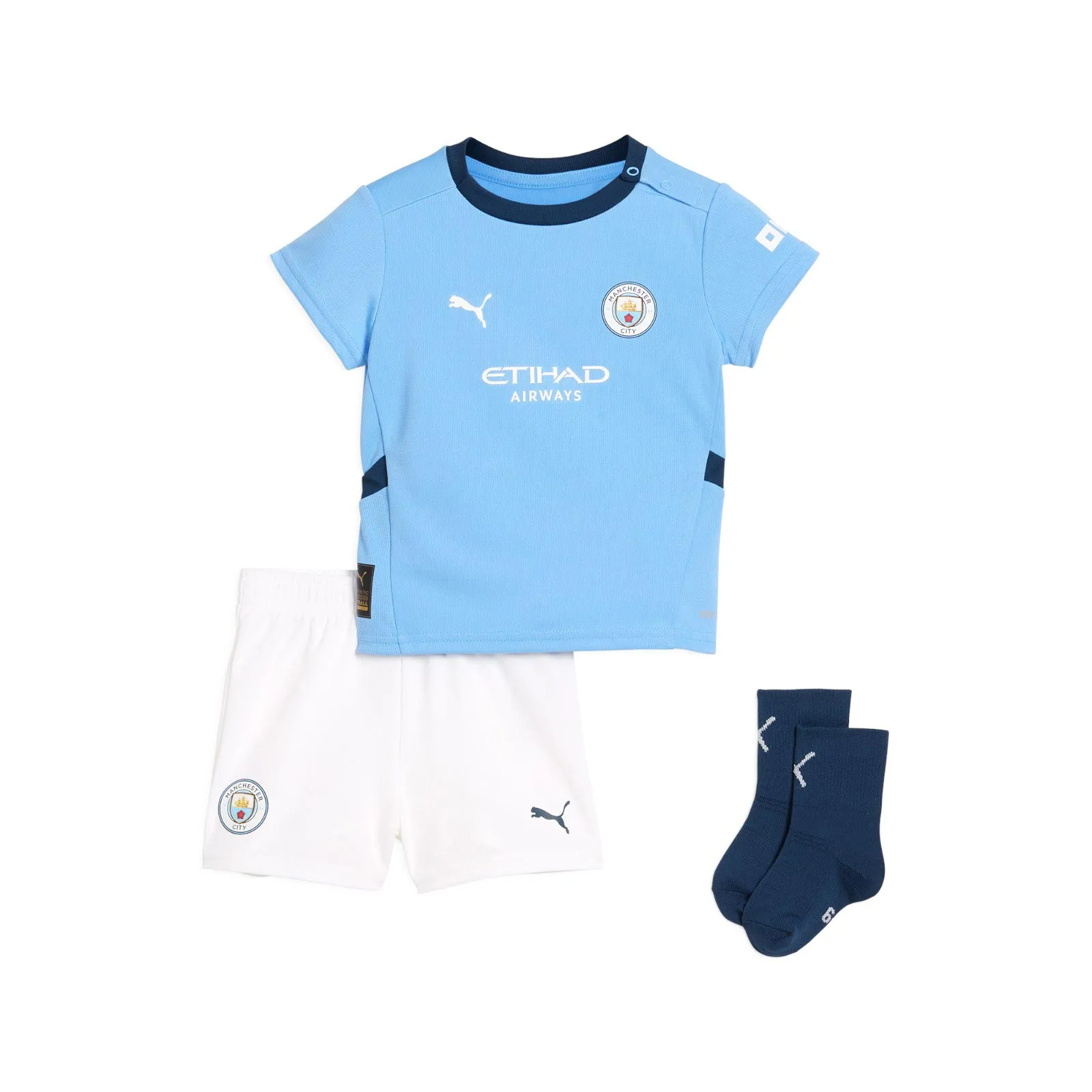 Puma Manchester City Football Club 2024/25 Infant Home Kit