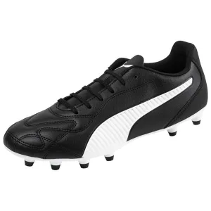 Puma Monarch II FG/AG Soccer Cleats (Puma Black/White)