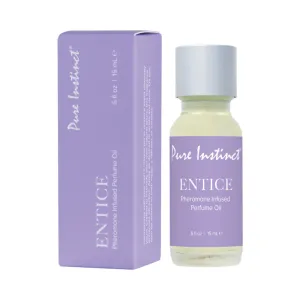 Pure Instinct Pheromone Perfume Oil Entice Dropper 0.5 oz.