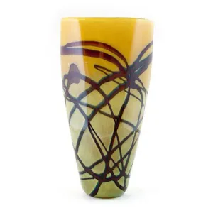 Random Trails Flat Taper Vase